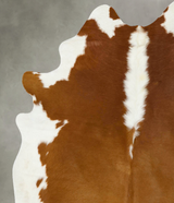 Hereford X-Large Brazilian Cowhide Rug 7'5"H x 6'3"W #B24175 by Hudson Hides