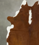 Hereford X-Large Brazilian Cowhide Rug 7'5"H x 6'6"W #B24179 by Hudson Hides