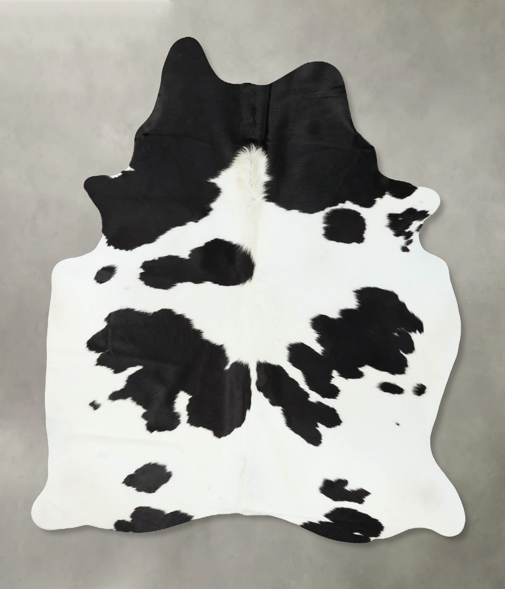 Black and White X-Large Brazilian Cowhide Rug 7'4