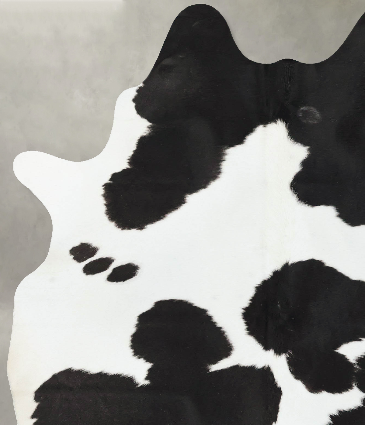Black and White Cowhide Rug #B24187
