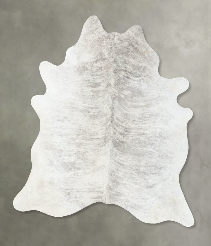Grey Brindle XX-Large Brazilian Cowhide Rug 8'2"H x 6'11"W #B24203 by Hudson Hides