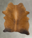 Solid Brown Large Brazilian Cowhide Rug 7'8"H x 4'8"W #B24232 by Hudson Hides