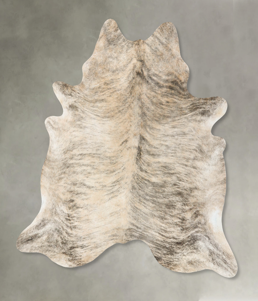 Light Brindle XX-Large Brazilian Cowhide Rug 8'2"H x 6'10"W #B24260 by Hudson Hides