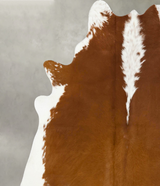 Hereford X-Large Brazilian Cowhide Rug 6'10"H x 6'0"W #B24290 by Hudson Hides