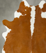 Hereford X-Large Brazilian Cowhide Rug 7'10"H x 6'0"W #B24291 by Hudson Hides
