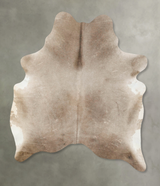 Taupe X-Large Brazilian Cowhide Rug 7'7"H x 5'7"W #B24304 by Hudson Hides