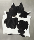 Black and White XX-Large Brazilian Cowhide Rug 8'4"H x 6'6"W #B24309 by Hudson Hides