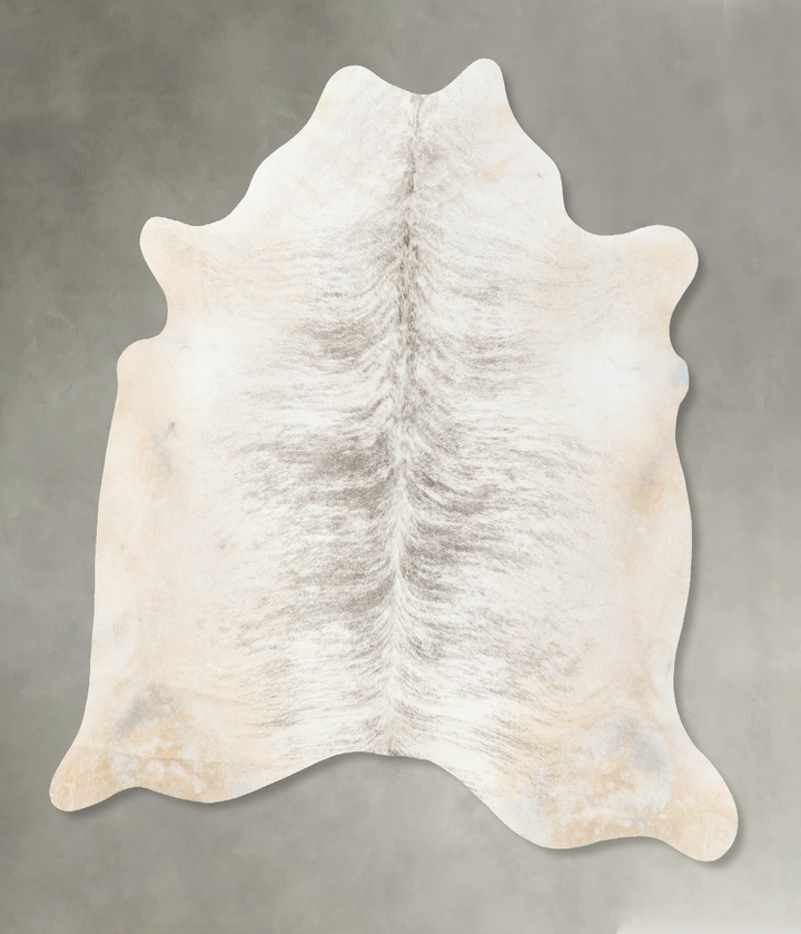 Grey Brindle X-Large Brazilian Cowhide Rug 7'4"H x 6'8"W #B24332 by Hudson Hides