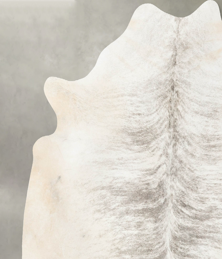 Grey Brindle X-Large Brazilian Cowhide Rug 7'4"H x 6'8"W #B24332 by Hudson Hides