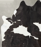 Black and White XX-Large Brazilian Cowhide Rug 8'5"H x 6'6"W #B24335 by Hudson Hides