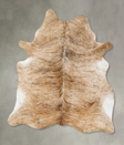 Light Brindle XX-Large Brazilian Cowhide Rug 8'1"H x 6'7"W #B24344 by Hudson Hides