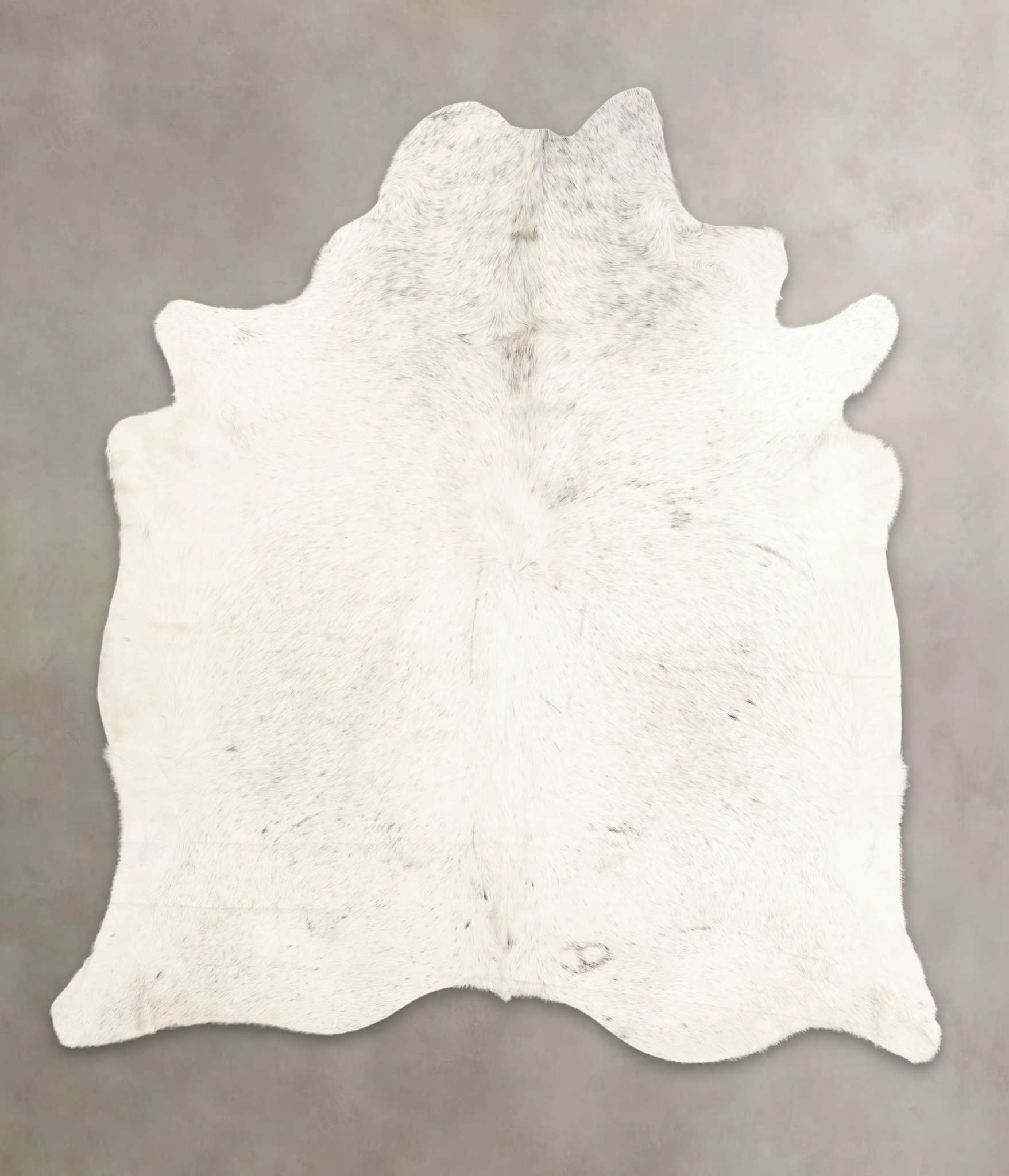 Grey with White Cowhide Rug #B2435