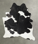 Black and White XX-Large Brazilian Cowhide Rug 8'5"H x 6'4"W #B24351 by Hudson Hides