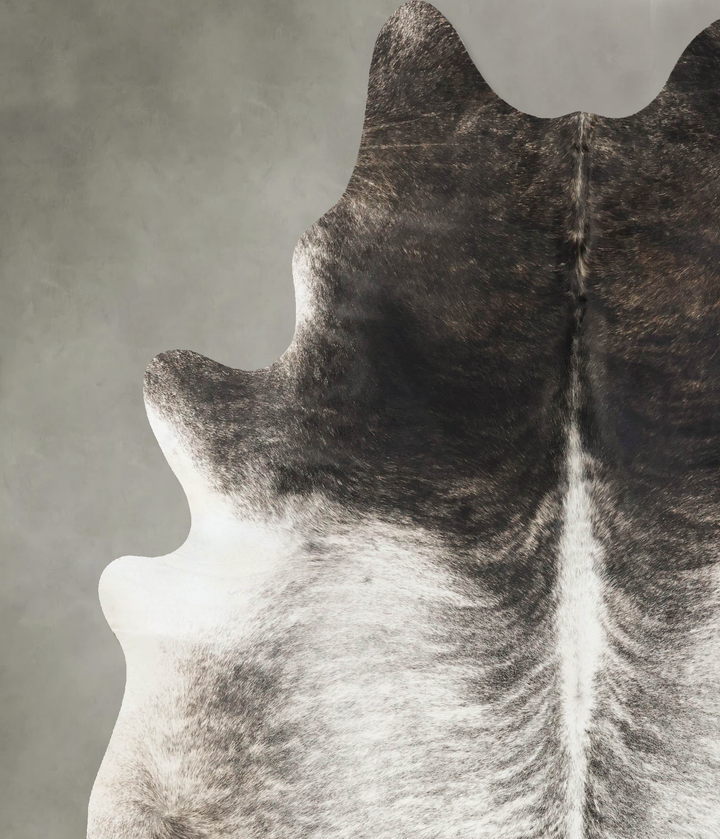 Grey Brindle XX-Large Brazilian Cowhide Rug 8'4"H x 6'11"W #B24355 by Hudson Hides