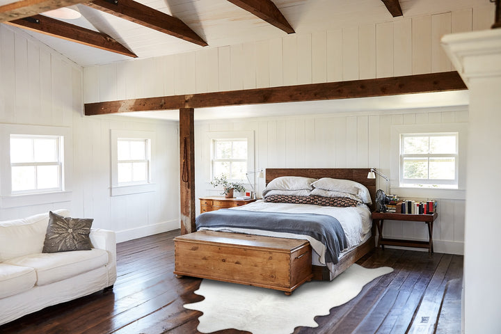 Grey Brindle XX-Large Brazilian Cowhide Rug 8'6"H x 7'2"W #B24389 by Hudson Hides