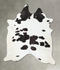 Black and White XX-Large Brazilian Cowhide Rug 8'10