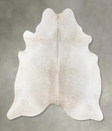 Medium Grey X-Large Brazilian Cowhide Rug 7'5"H x 6'8"W #B24416 by Hudson Hides