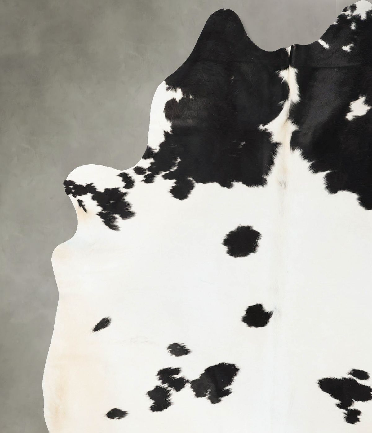 Black and White Cowhide Rug #B24420