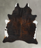 Dark Brindle XX-Large Brazilian Cowhide Rug 8'0