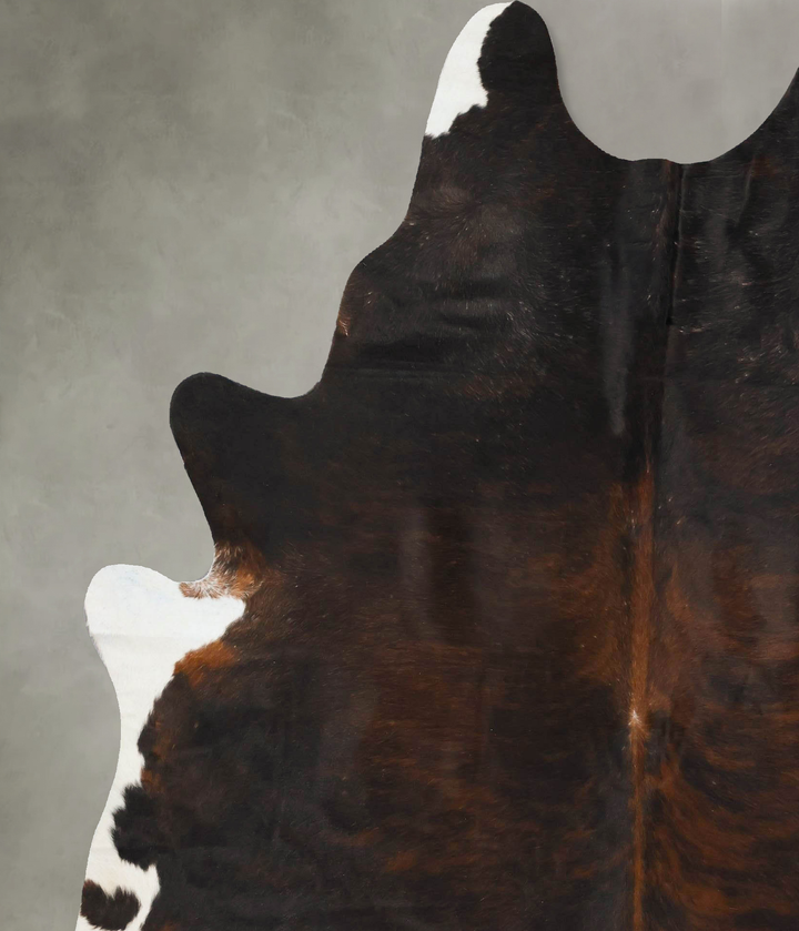 Dark Brindle XX-Large Brazilian Cowhide Rug 8'0"H x 6'6"W #B24438 by Hudson Hides