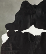 Black and White X-Large Brazilian Cowhide Rug 7'11"H x 5'10"W #B24447 by Hudson Hides