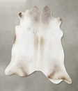 Champagne X-Large Brazilian Cowhide Rug 6'3"H x 6'9"W #B24463 by Hudson Hides