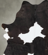 Black and White XX-Large Brazilian Cowhide Rug 8'4"H x 6'3"W #B24476 by Hudson Hides
