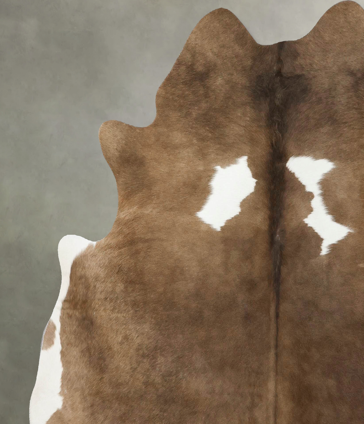 Taupe X-Large Brazilian Cowhide Rug 6'10"H x 6'5"W #B24498 by Hudson Hides