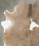 Taupe Large Brazilian Cowhide Rug 6'6"H x 5'9"W #B24502 by Hudson Hides