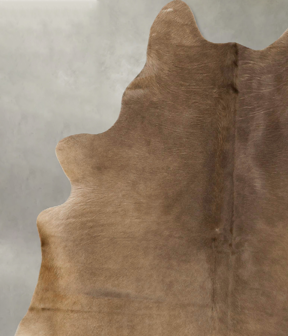 Taupe X-Large Brazilian Cowhide Rug 7'3"H x 6'1"W #B24504 by Hudson Hides