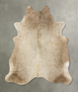 Taupe X-Large Brazilian Cowhide Rug 7'1"H x 5'11"W #B24506 by Hudson Hides