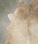 Taupe X-Large Brazilian Cowhide Rug 7'1"H x 5'11"W #B24506 by Hudson Hides