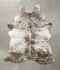 Grey Brindle X-Large Brazilian Cowhide Rug 8'3