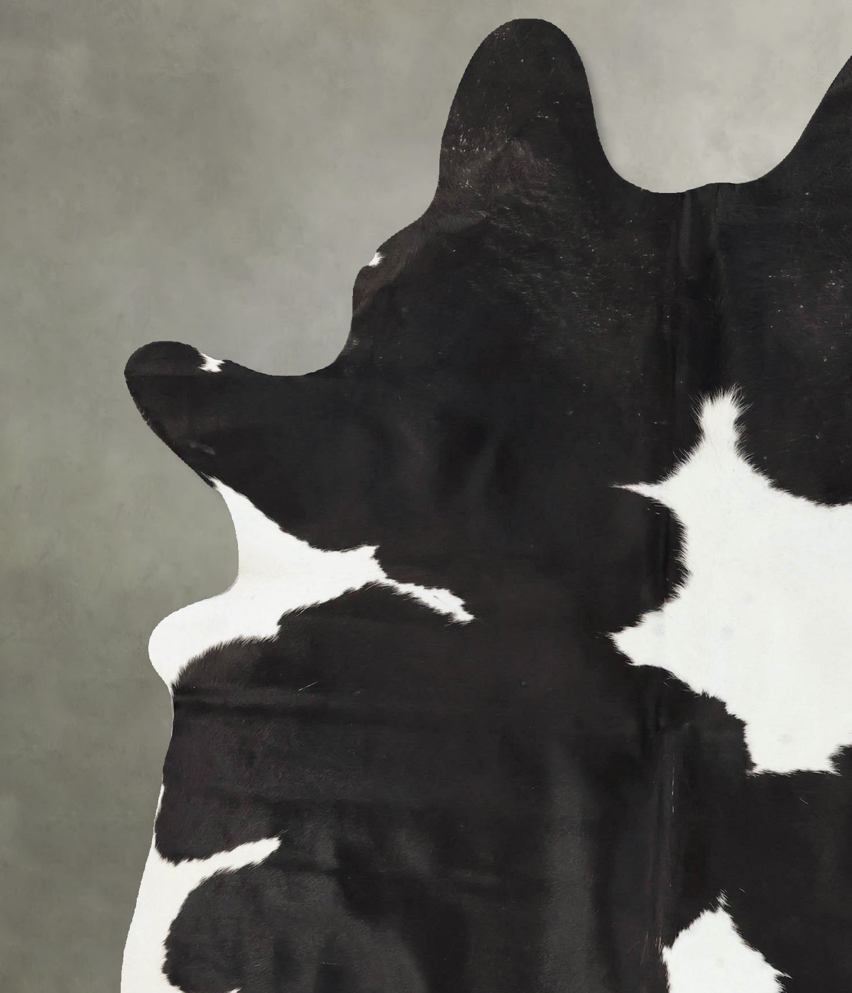 Black and White Cowhide Rug #B24512