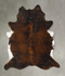 Dark Brindle XX-Large Brazilian Cowhide Rug 7'6
