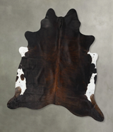 Dark Brindle XX-Large Brazilian Cowhide Rug 8'2"H x 6'10"W #B24536 by Hudson Hides