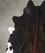 Dark Brindle XX-Large Brazilian Cowhide Rug 8'2"H x 6'10"W #B24536 by Hudson Hides