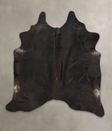 Solid Black XX-Large Brazilian Cowhide Rug 7'10"H x 7'2"W #B2454 by Hudson Hides