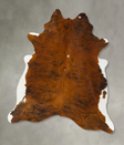 Medium Brindle XX-Large Brazilian Cowhide Rug 7'11"H x 6'9"W #B24576 by Hudson Hides