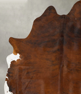 Medium Brindle XX-Large Brazilian Cowhide Rug 8'0"H x 6'10"W #B24582 by Hudson Hides