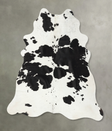 Black and White XX-Large Brazilian Cowhide Rug 7'11"H x 6'4"W #B24583 by Hudson Hides