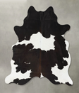 Black and White X-Large Brazilian Cowhide Rug 7'5"H x 6'0"W #B24615 by Hudson Hides