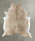 Taupe X-Large Brazilian Cowhide Rug 7'3"H x 6'4"W #B24620 by Hudson Hides