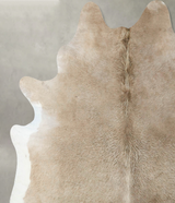 Taupe X-Large Brazilian Cowhide Rug 7'3"H x 6'4"W #B24620 by Hudson Hides