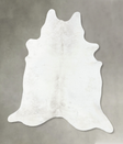Light Grey XX-Large Brazilian Cowhide Rug 7'9"H x 6'10"W #B24639 by Hudson Hides