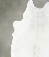 Light Grey XX-Large Brazilian Cowhide Rug 7'9"H x 6'10"W #B24639 by Hudson Hides