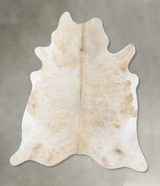 Light Caramel XX-Large Brazilian Cowhide Rug 7'6"H x 7'5"W #B24650 by Hudson Hides