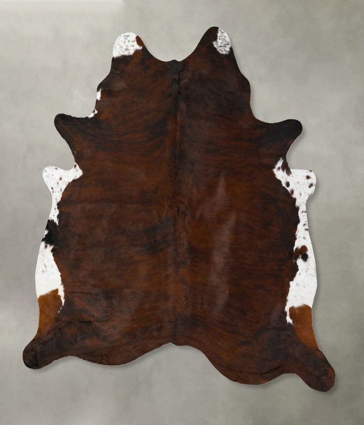 Dark Brindle XX-Large Brazilian Cowhide Rug 8'9"H x 7'3"W #B24654 by Hudson Hides