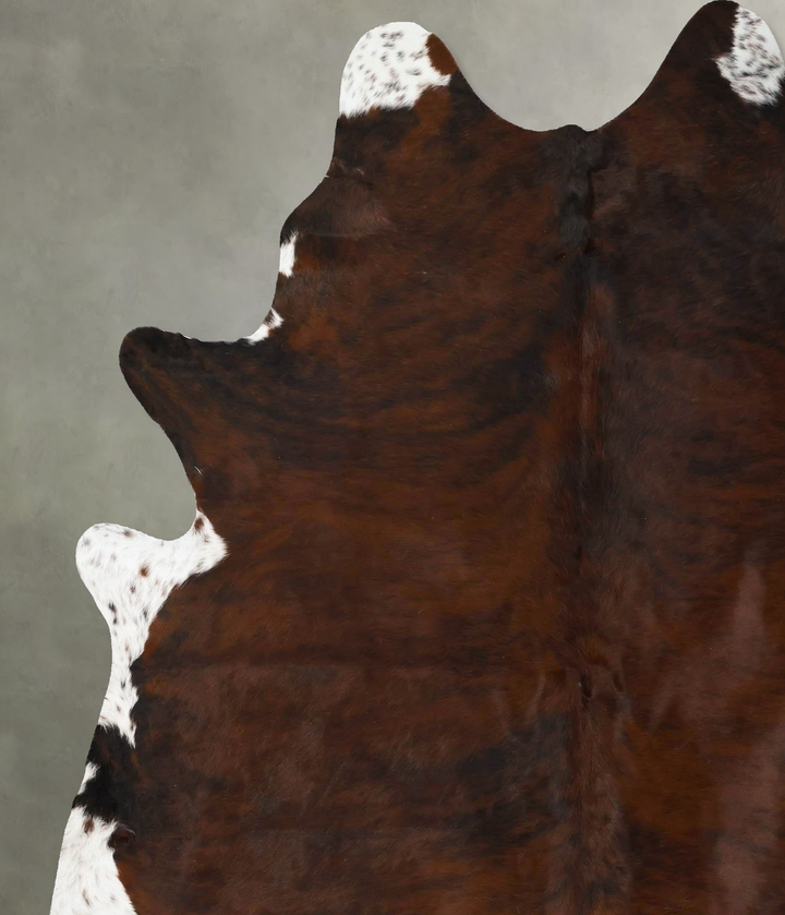 Dark Brindle XX-Large Brazilian Cowhide Rug 8'9"H x 7'3"W #B24654 by Hudson Hides