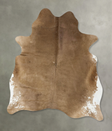 Taupe Large Brazilian Cowhide Rug 6'7"H x 5'4"W #B24666 by Hudson Hides